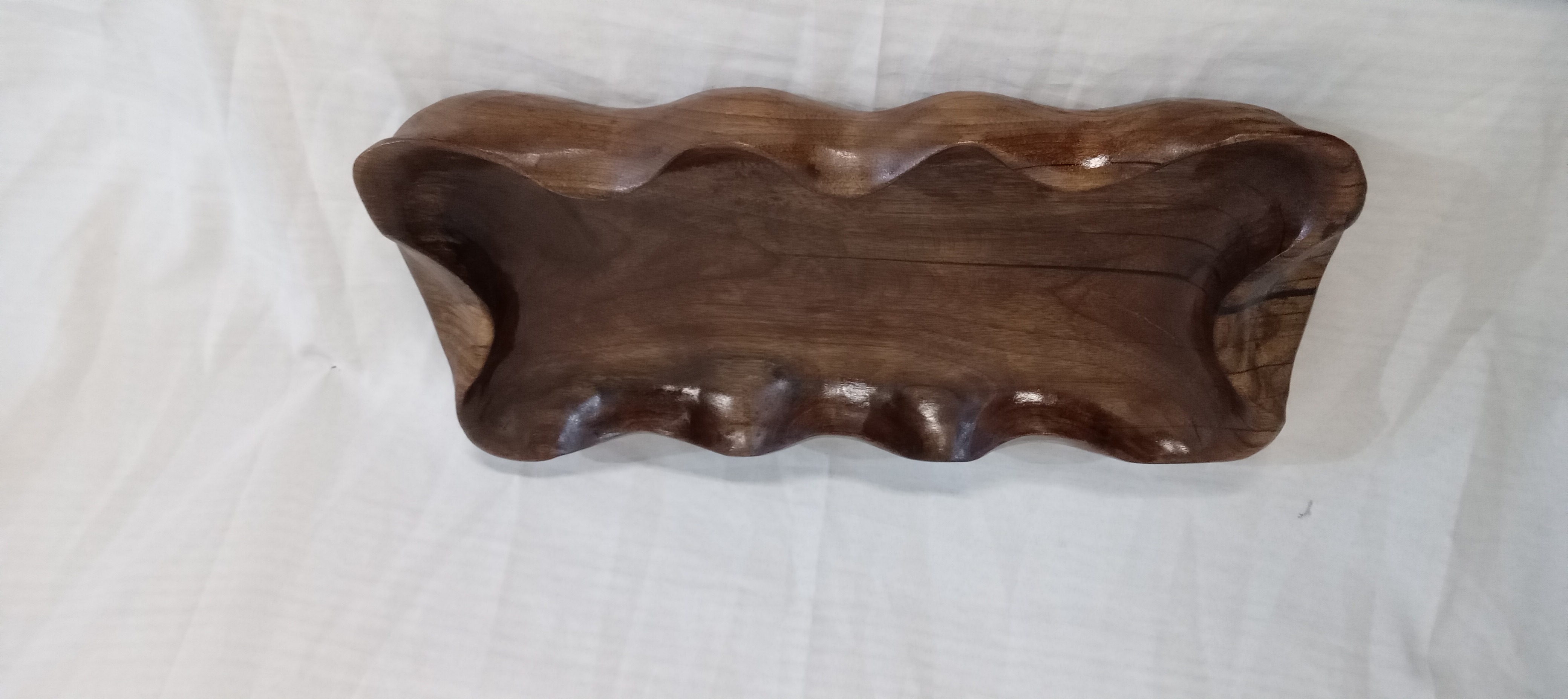 سینی چایی خوری دفورمه چوب گردو کد۱۱